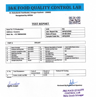 Nigeena® Pure Kashmiri Shilajit (20gm)